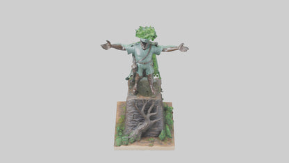 Forest Preservation Hero Statue model 3D model