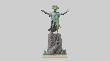 Forest Preservation Hero Statue model 3D model