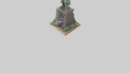 Forest Preservation Hero Statue model 3D model