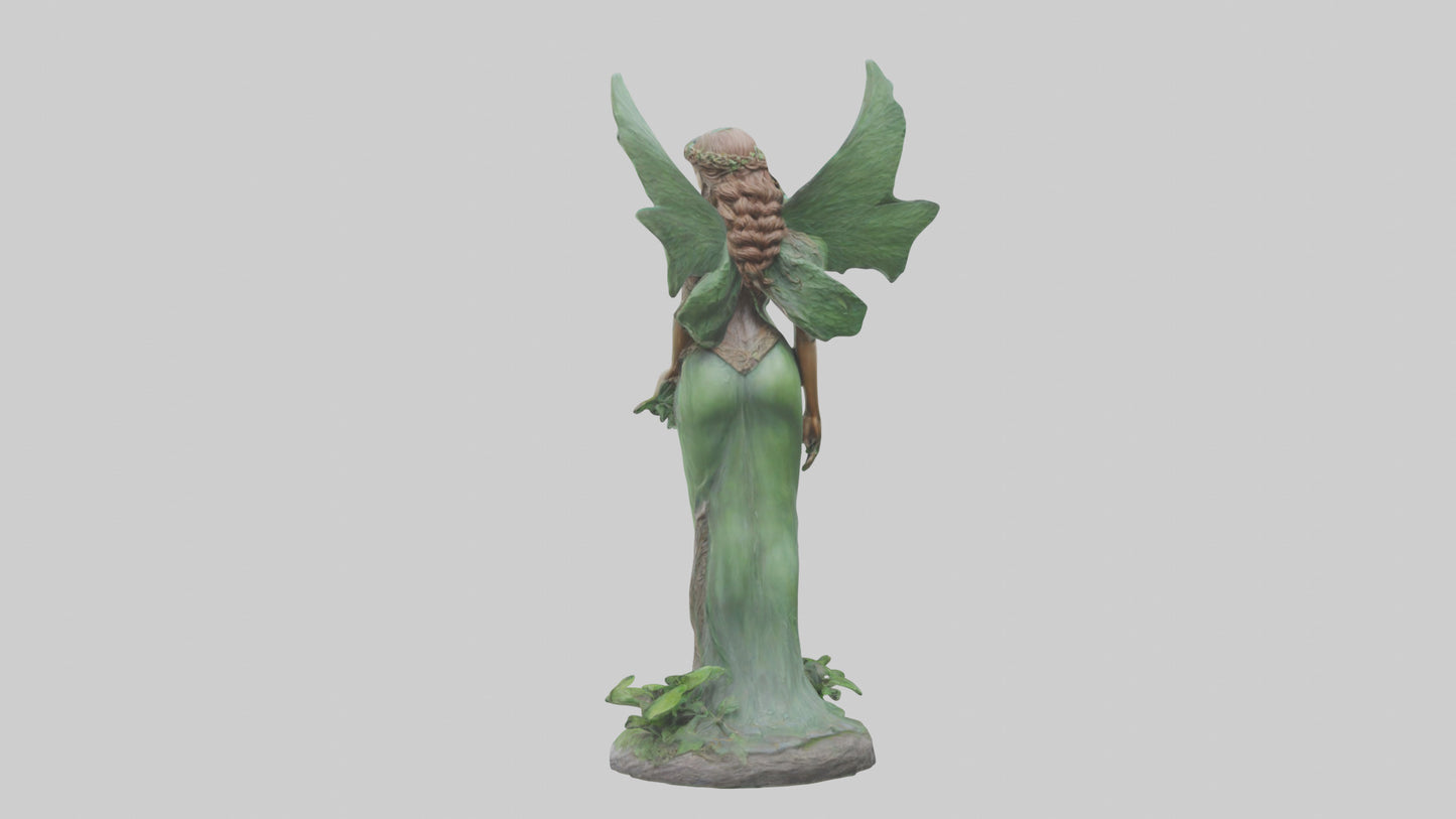 Forest Princess statue model VR / AR / low-poly