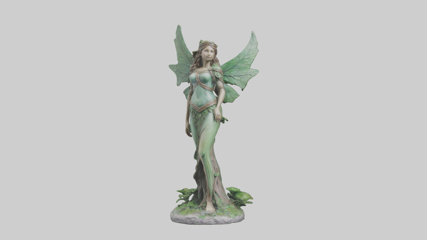 Forest Princess statue model VR / AR / low-poly