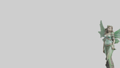 Forest Princess statue model VR / AR / low-poly