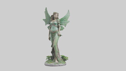 Forest Princess statue model VR / AR / low-poly