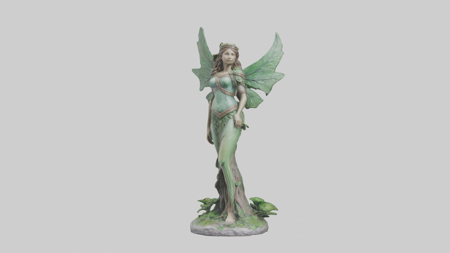 Forest Princess statue model VR / AR / low-poly
