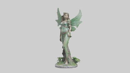 Forest Princess statue model VR / AR / low-poly