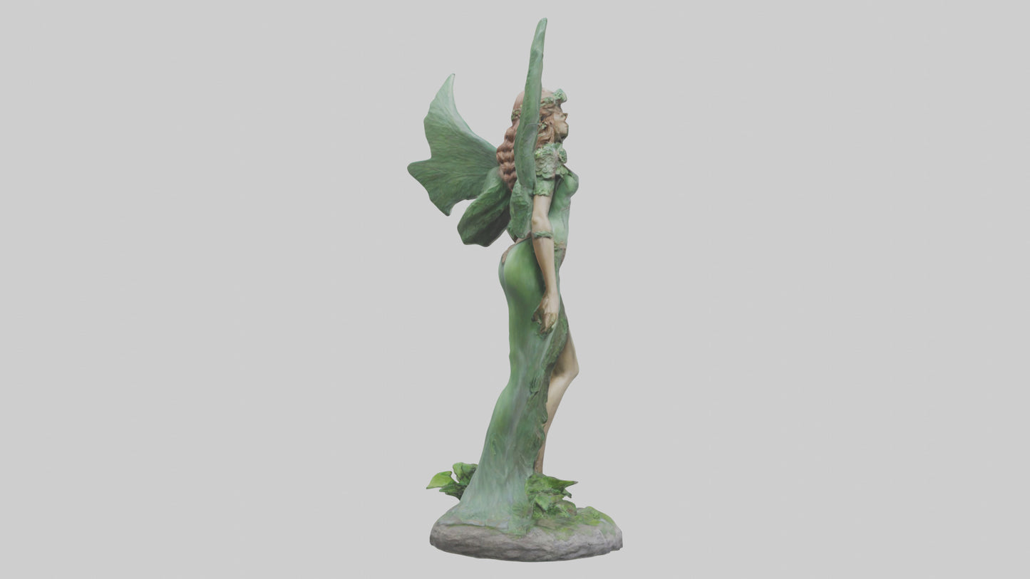 Forest Princess statue model VR / AR / low-poly