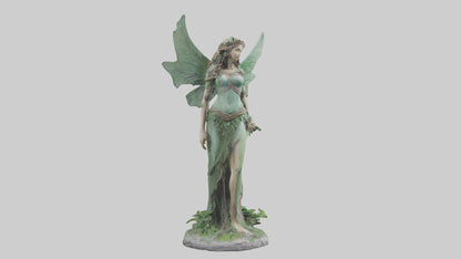Forest Princess statue model VR / AR / low-poly