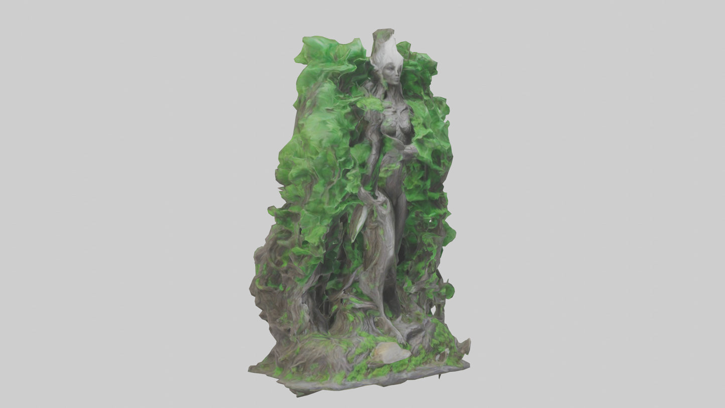Forest Rebirth Statue model 3D model