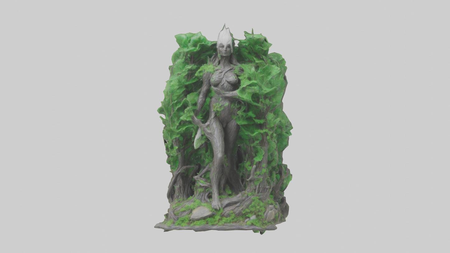 Forest Rebirth Statue model 3D model