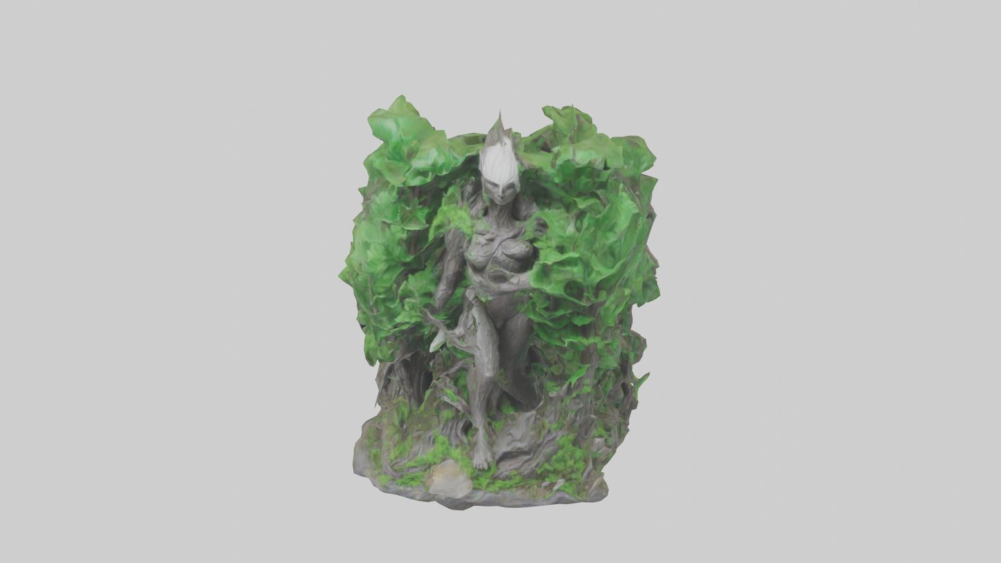 Forest Rebirth Statue model 3D model