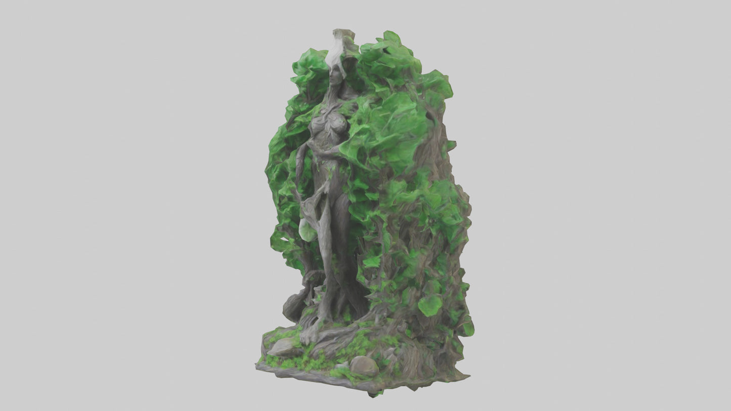 Forest Rebirth Statue model 3D model