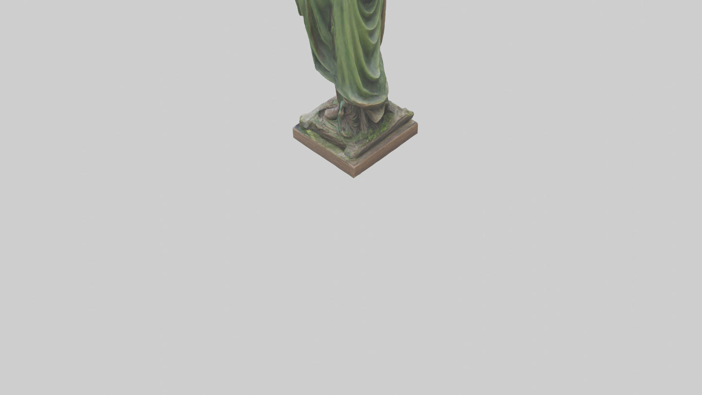 Forest Savior Statue model 3D model
