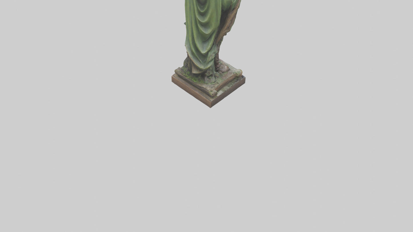 Forest Savior Statue model 3D model