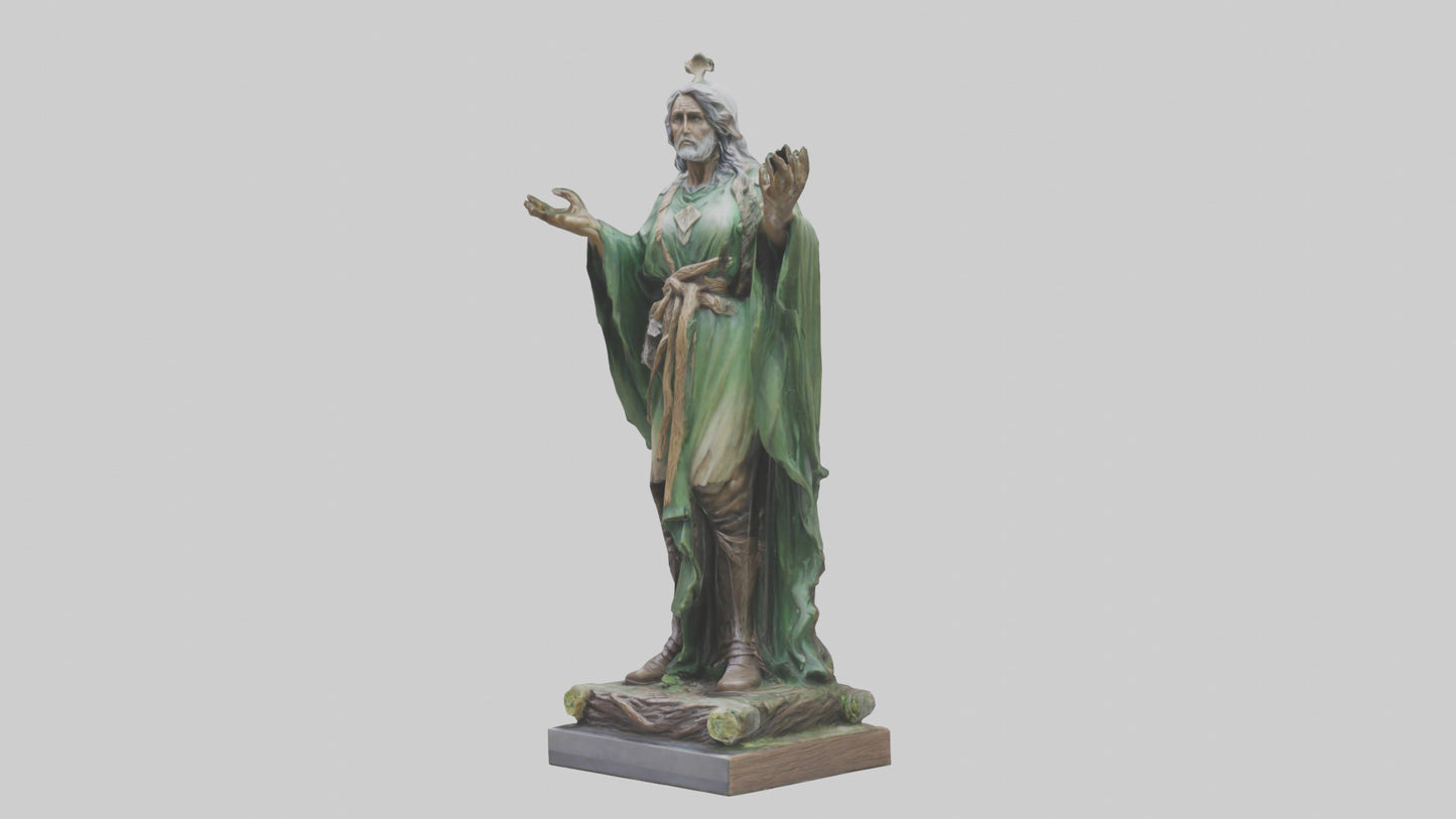Forest Savior Statue model 3D model