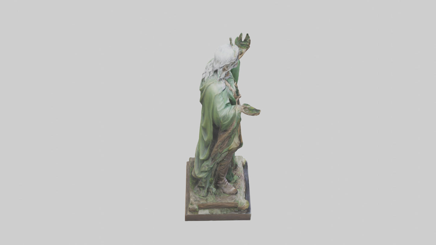 Forest Savior Statue model 3D model