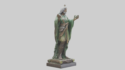 Forest Savior Statue model 3D model