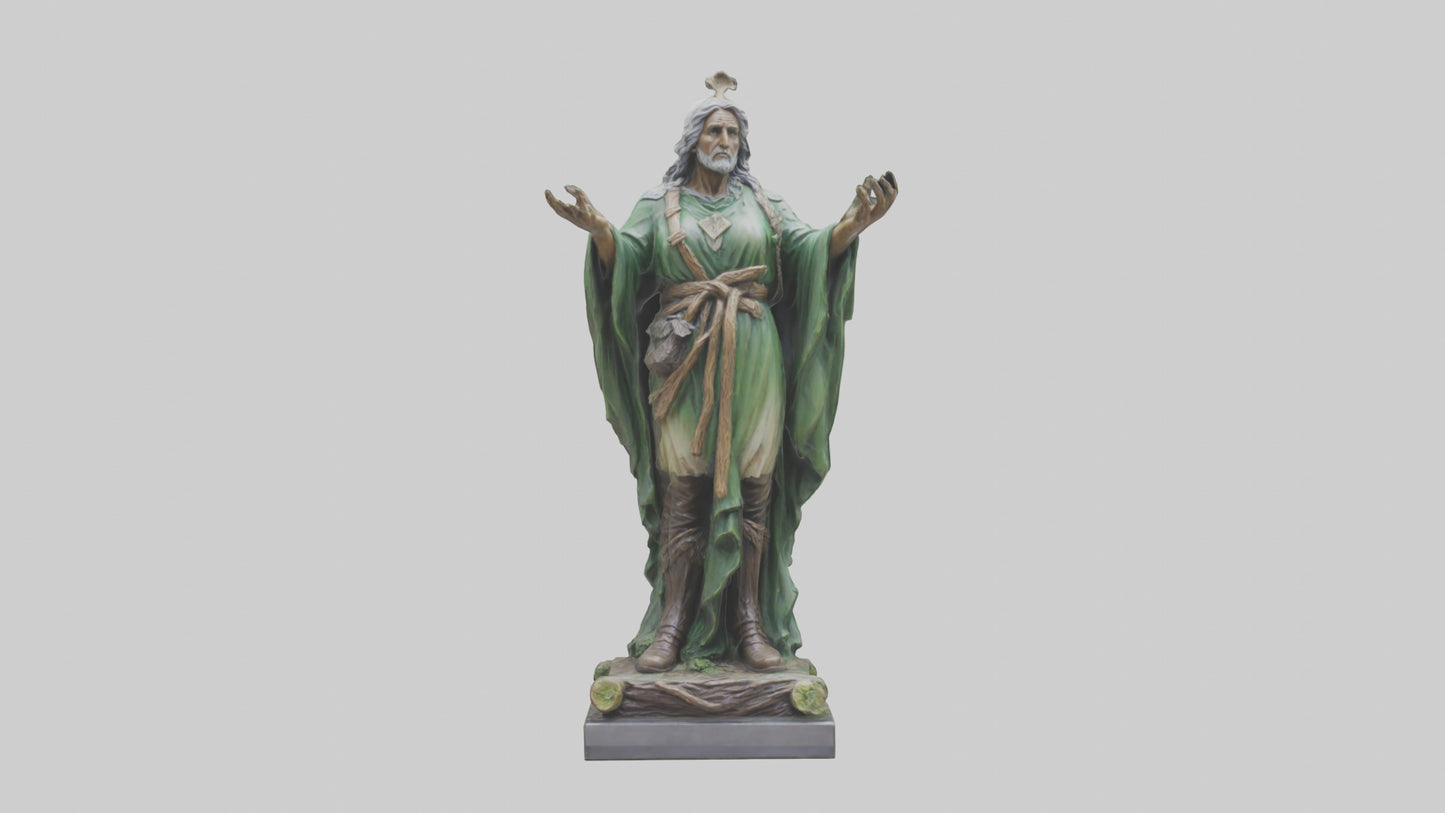 Forest Savior Statue model 3D model