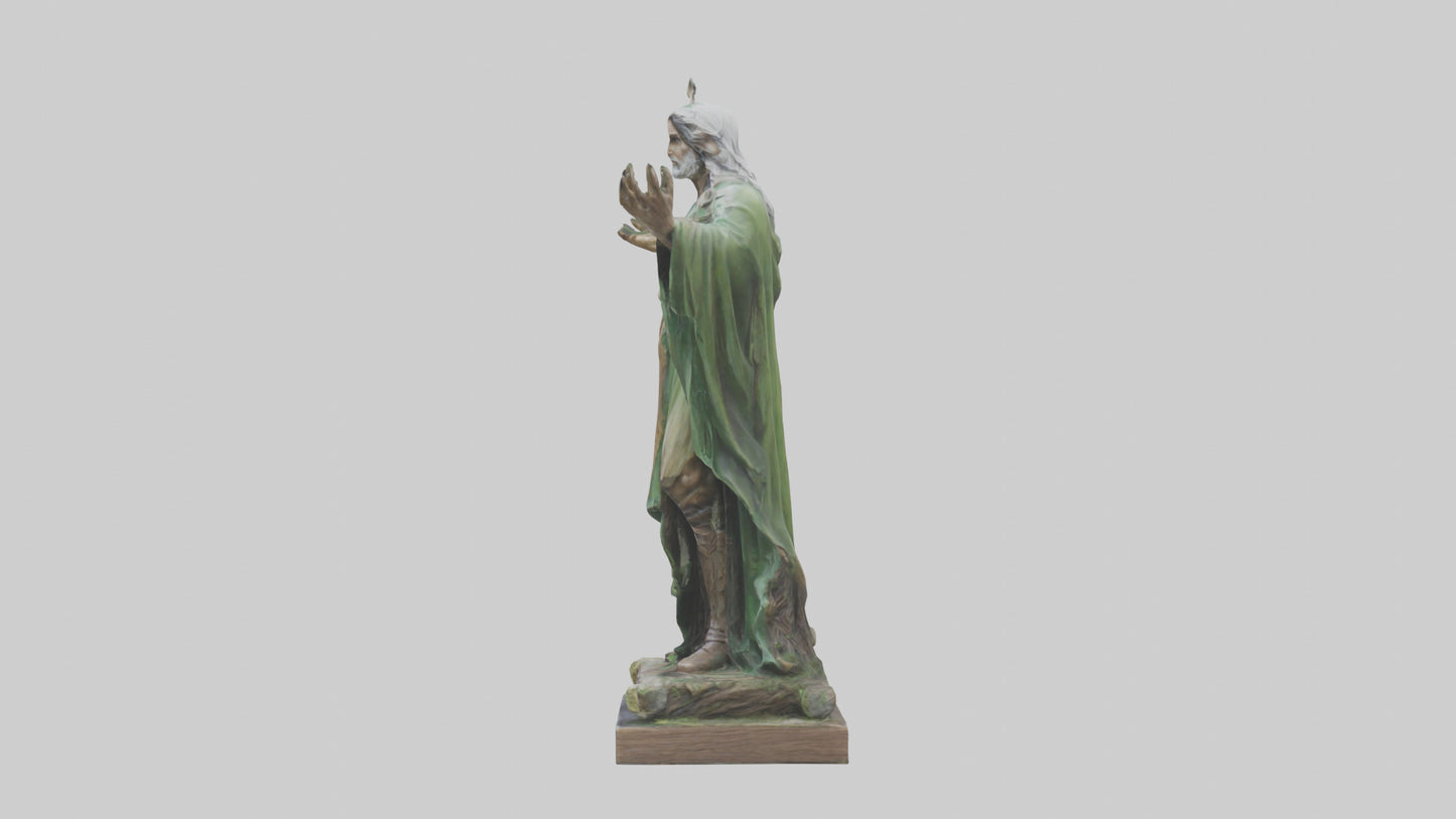 Forest Savior Statue model 3D model