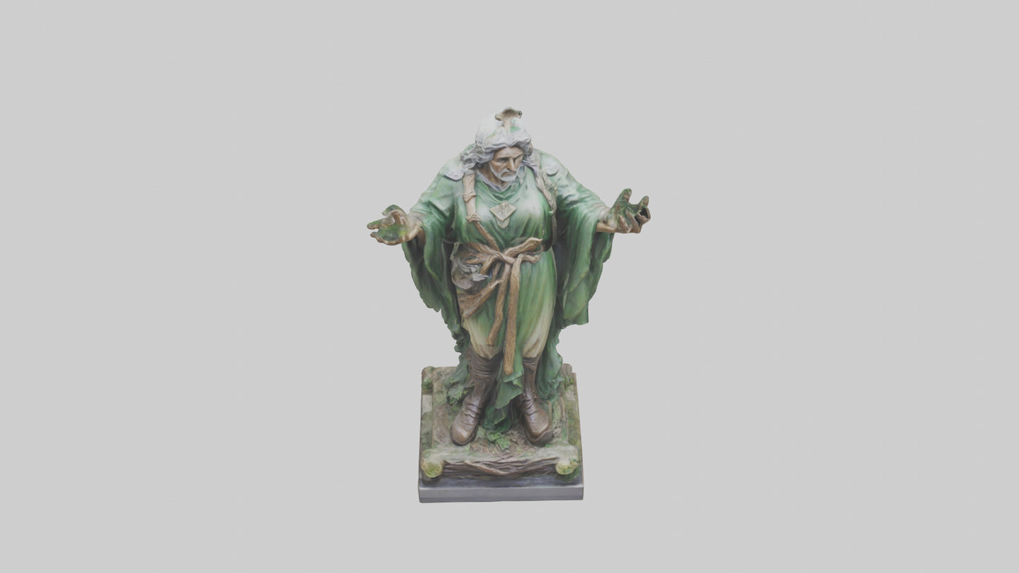Forest Savior Statue model 3D model