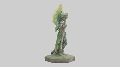 Forest Sprite Warrior statue model 3D model