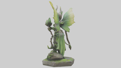 Forest Sprite Warrior statue model 3D model