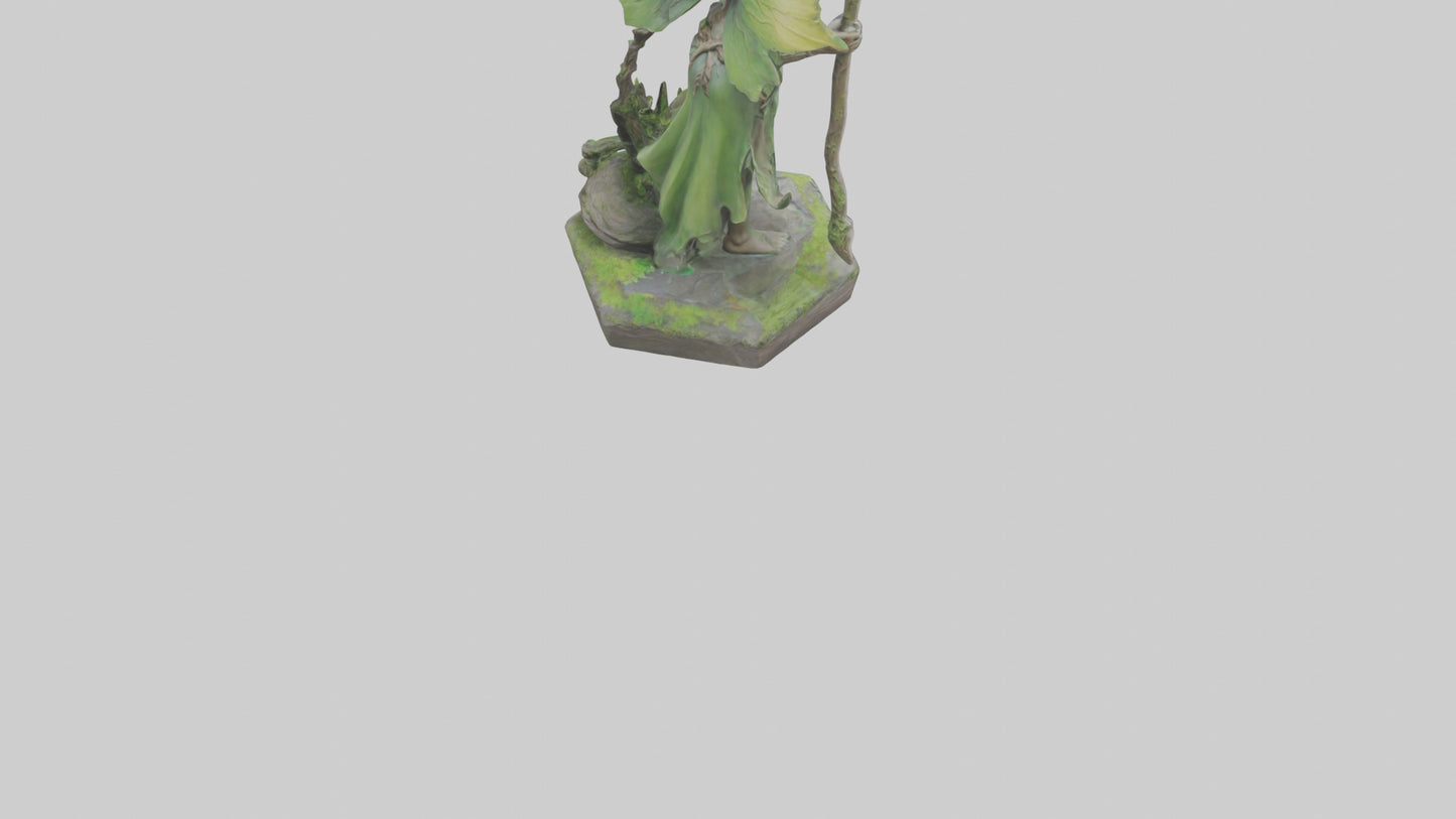 Forest Sprite Warrior statue model 3D model