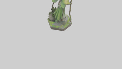 Forest Sprite Warrior statue model 3D model