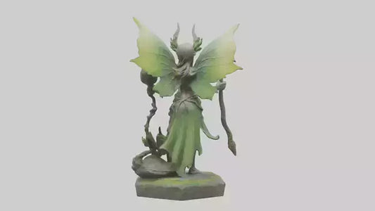 Forest Sprite Warrior statue model 3D model