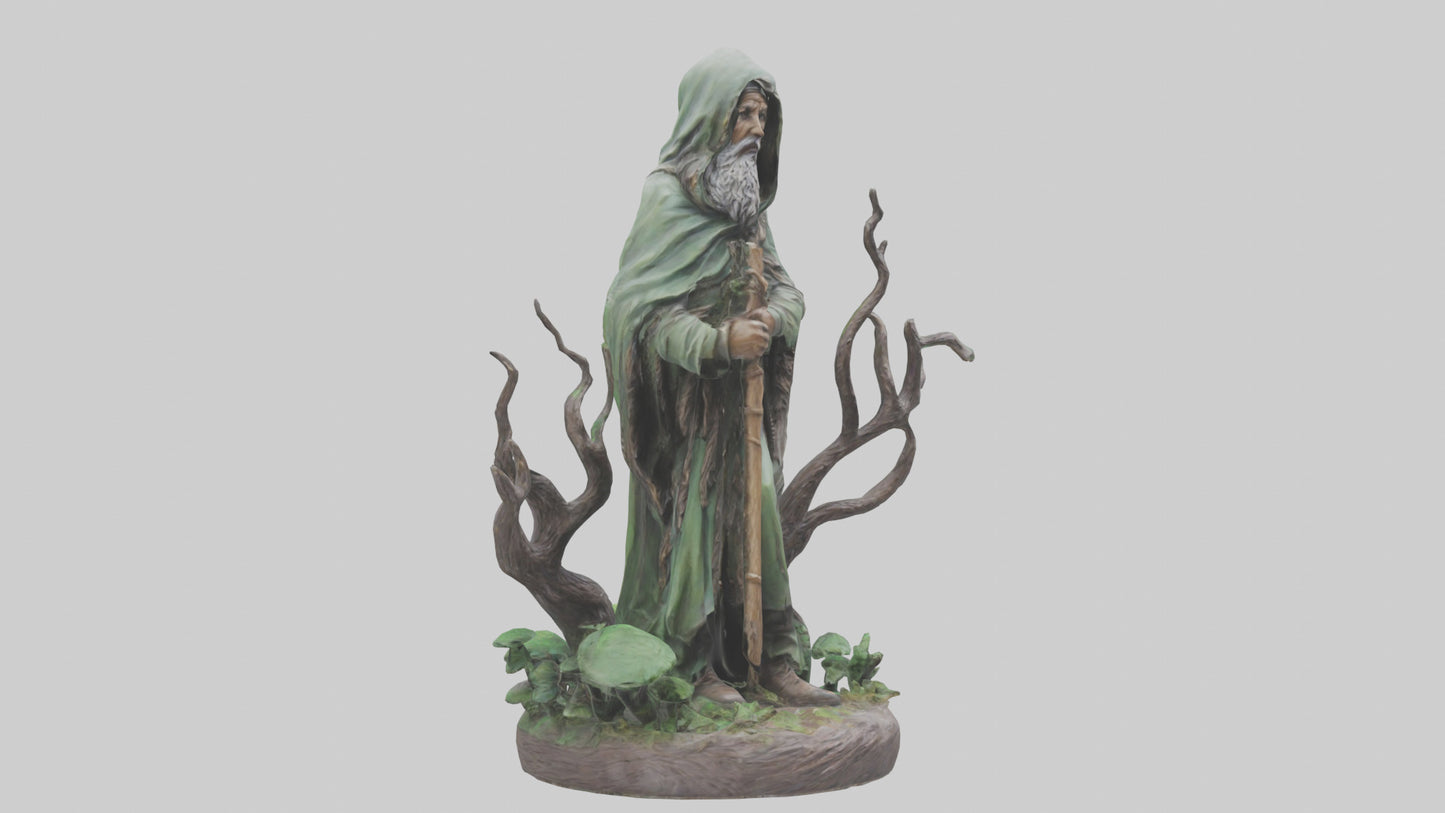 Forest Wanderer statue model 3D model