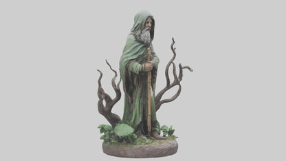 Forest Wanderer statue model 3D model
