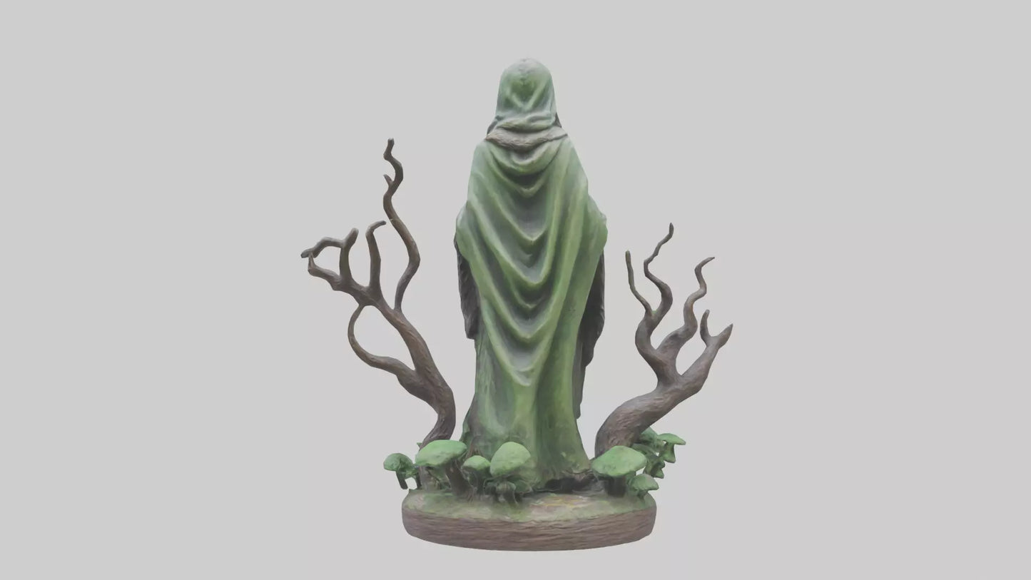 Forest Wanderer statue model 3D model