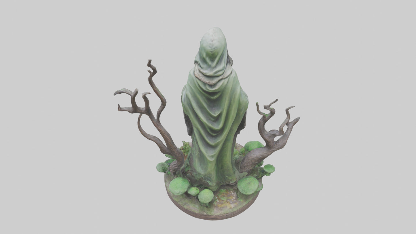 Forest Wanderer statue model 3D model