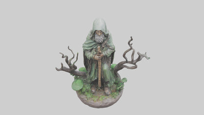 Forest Wanderer statue model 3D model