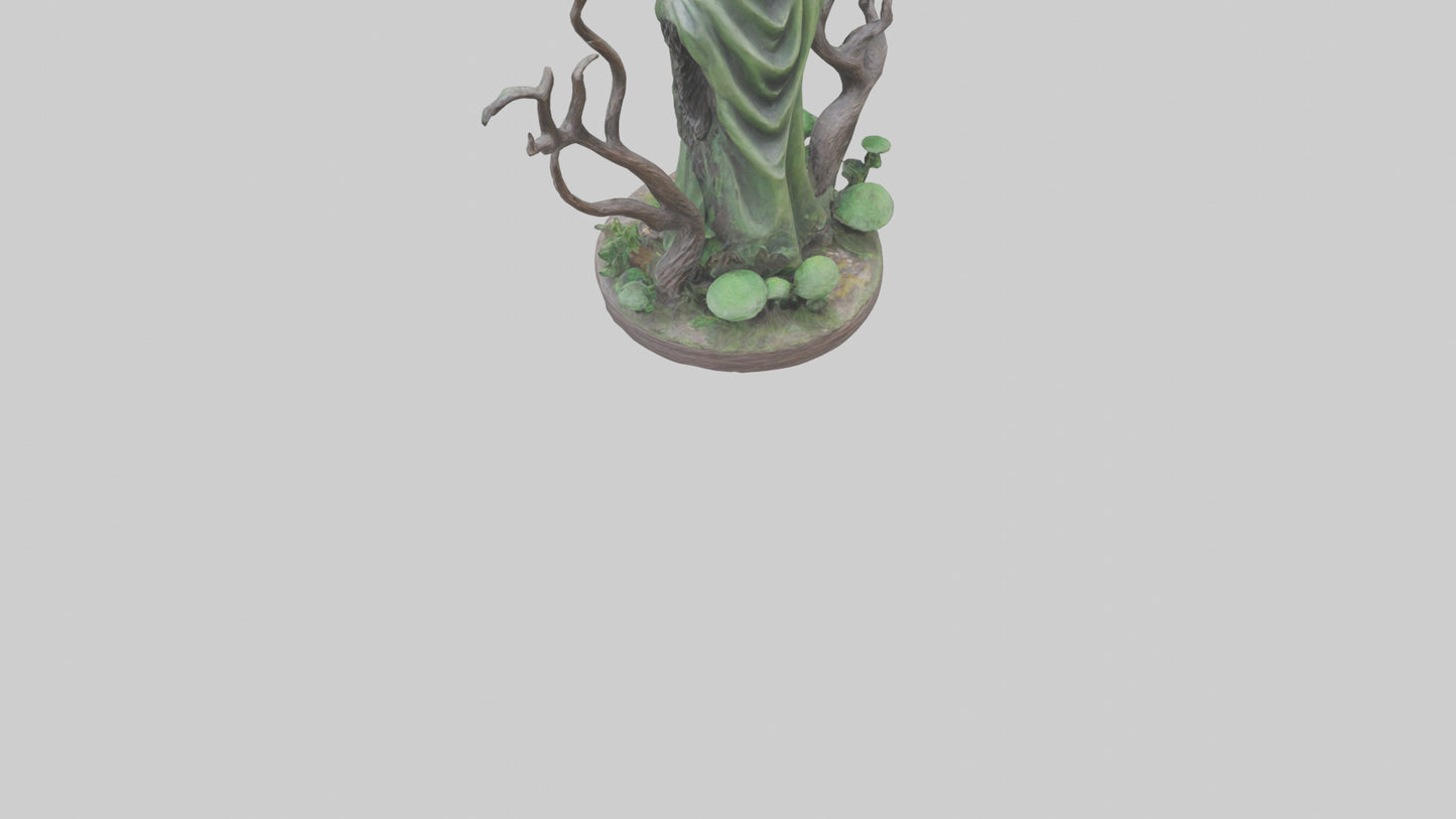 Forest Wanderer statue model 3D model
