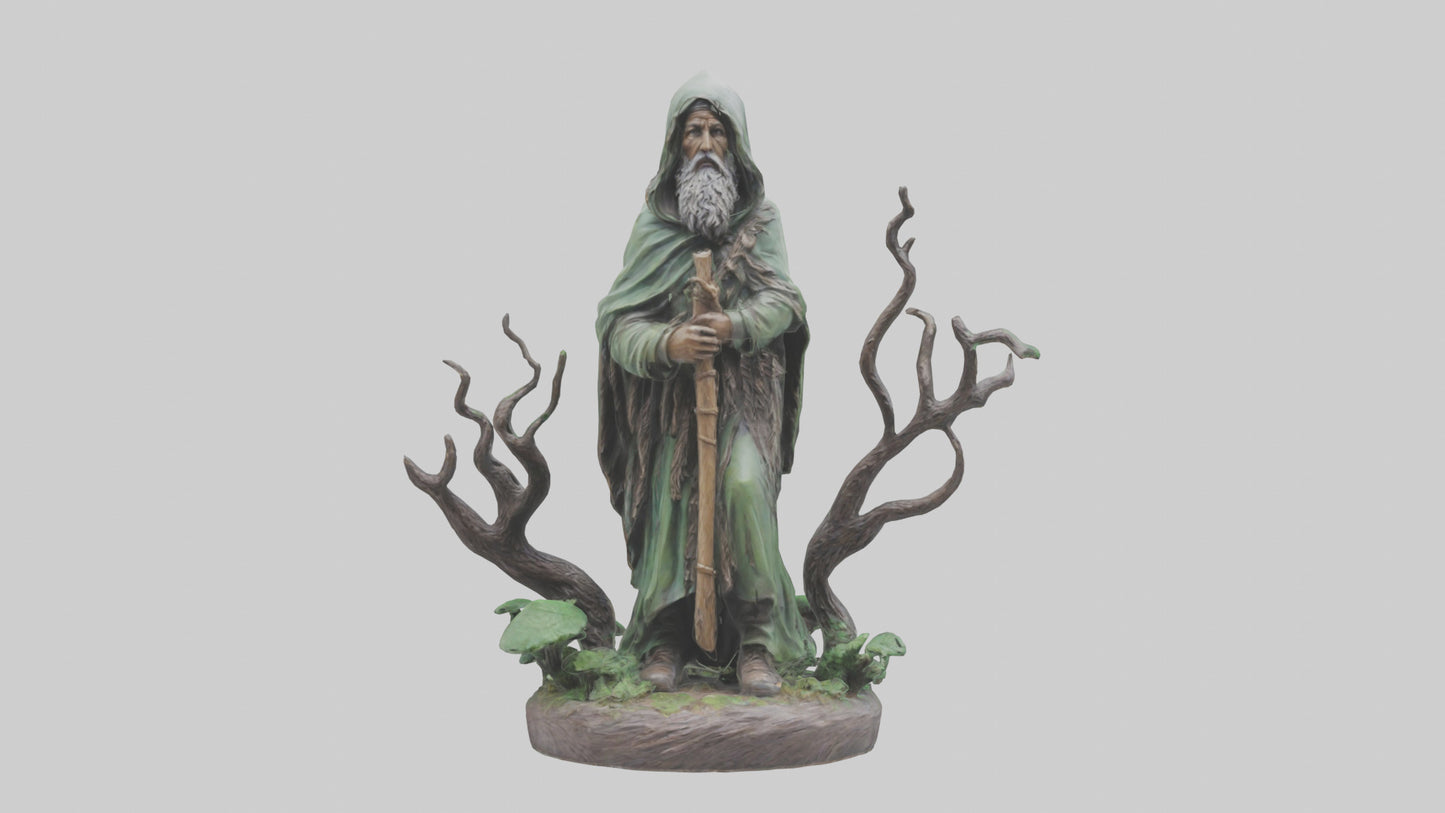 Forest Wanderer statue model 3D model