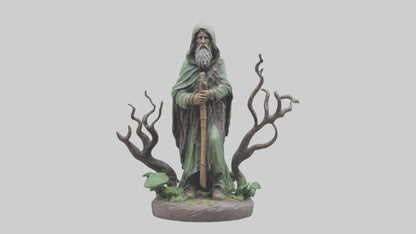Forest Wanderer statue model 3D model