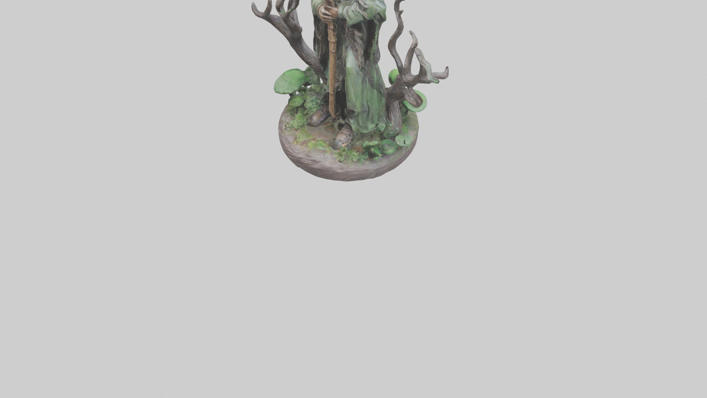 Forest Wanderer statue model 3D model