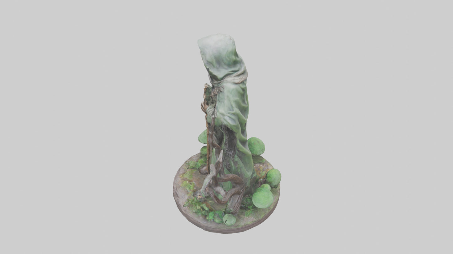 Forest Wanderer statue model 3D model