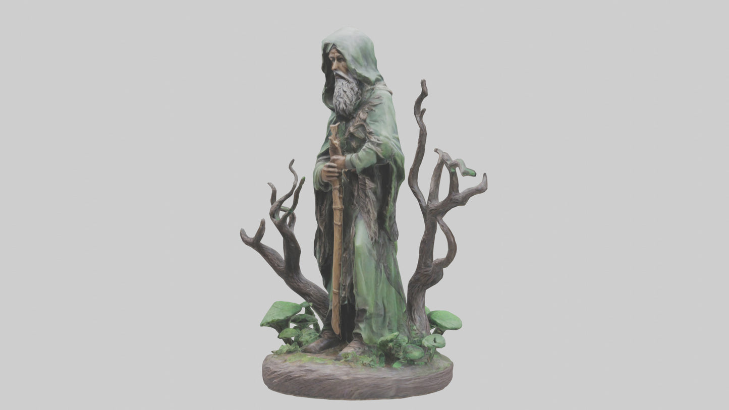 Forest Wanderer statue model 3D model