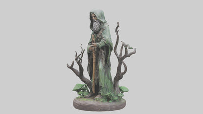 Forest Wanderer statue model 3D model