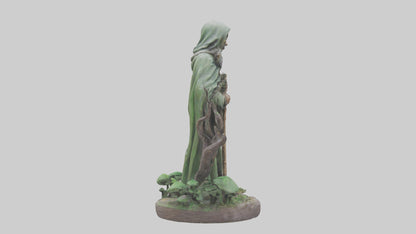 Forest Wanderer statue model 3D model