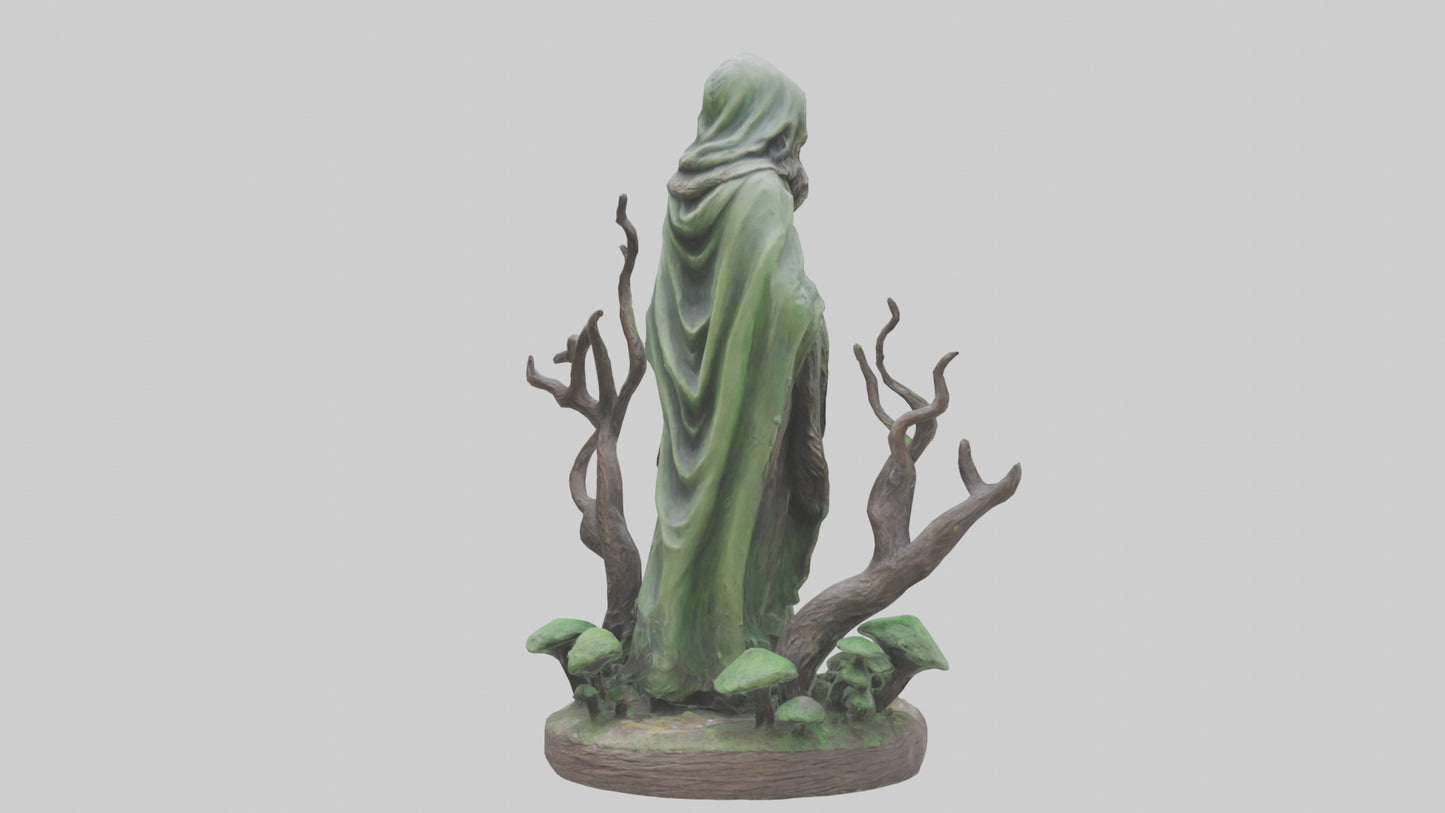 Forest Wanderer statue model 3D model