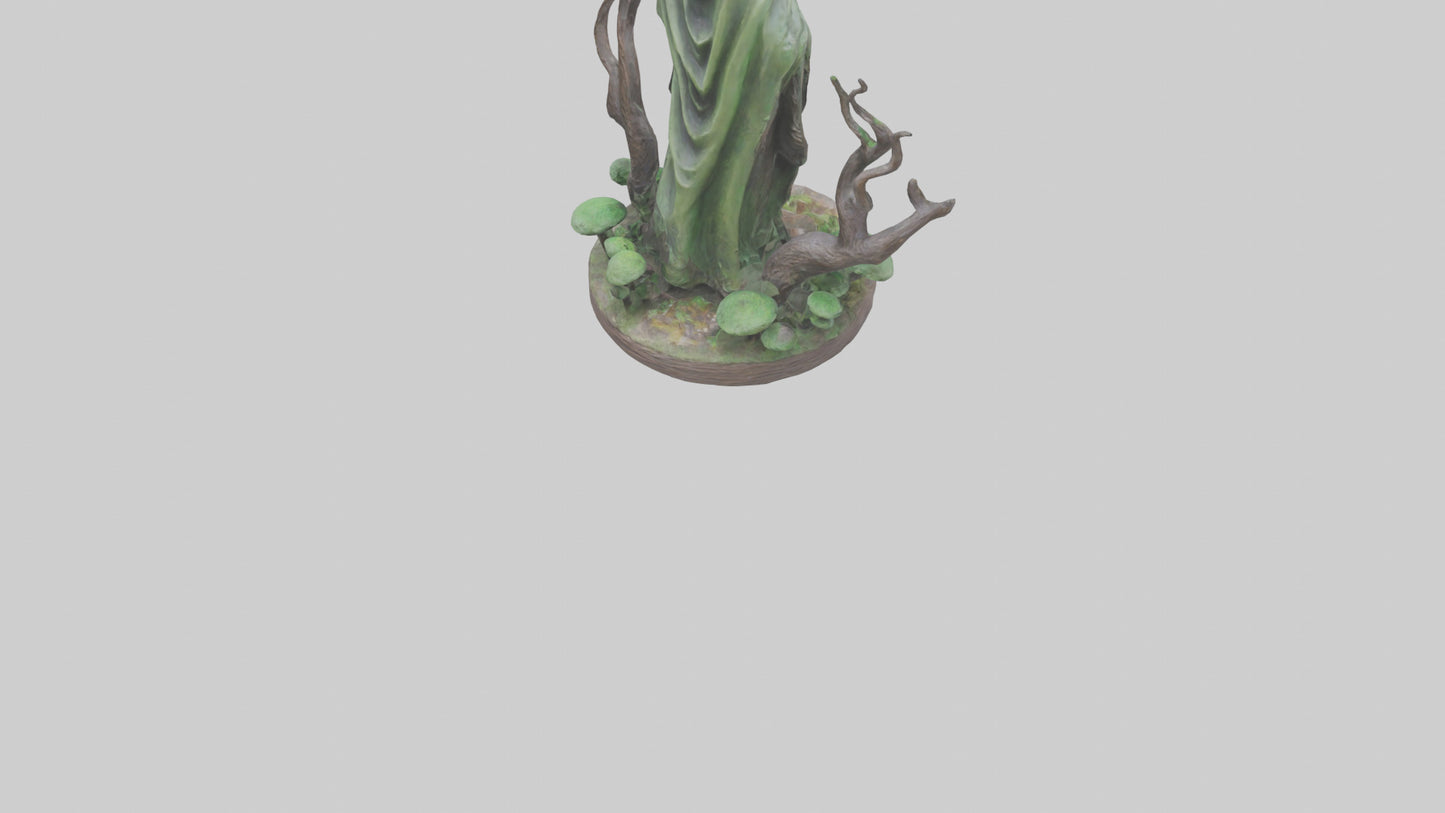 Forest Wanderer statue model 3D model