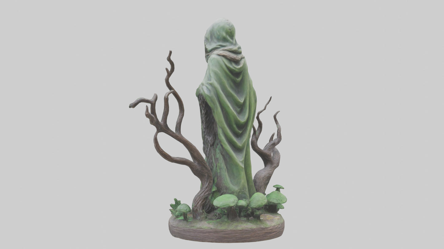 Forest Wanderer statue model 3D model