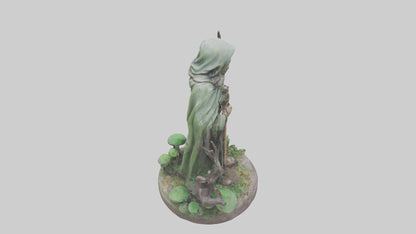 Forest Wanderer statue model 3D model