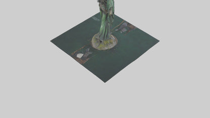 Forest Witch statue model 3D model