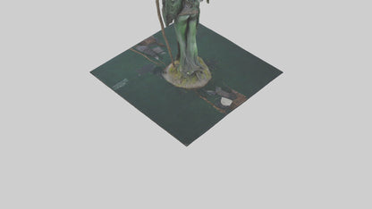 Forest Witch statue model 3D model