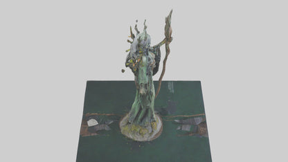 Forest Witch statue model 3D model
