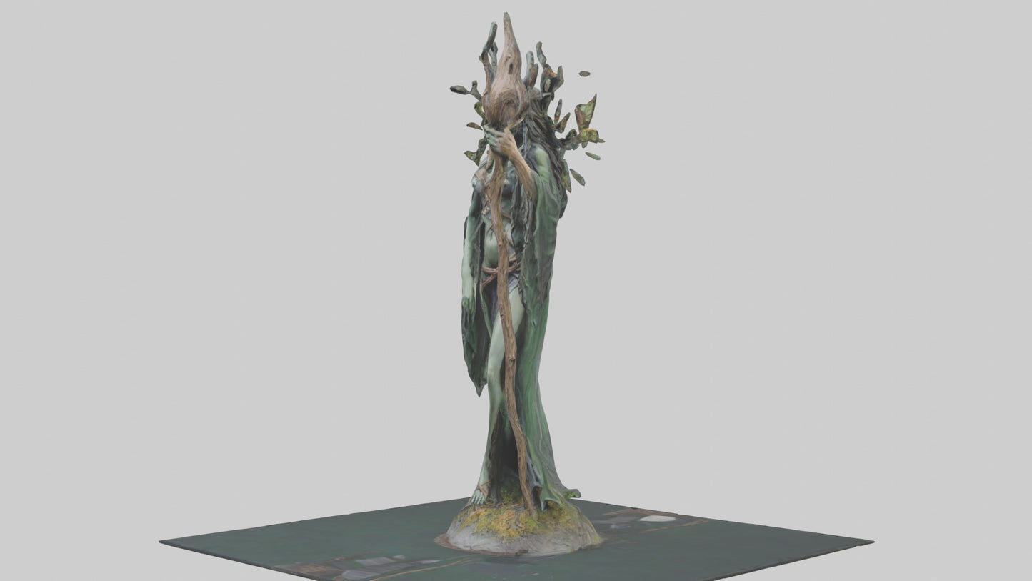 Forest Witch statue model 3D model
