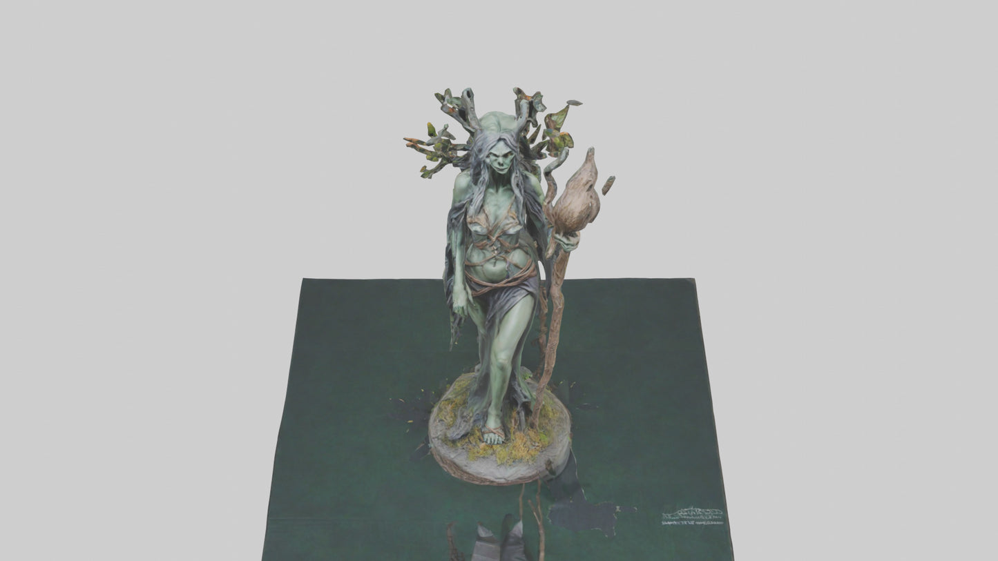 Forest Witch statue model 3D model